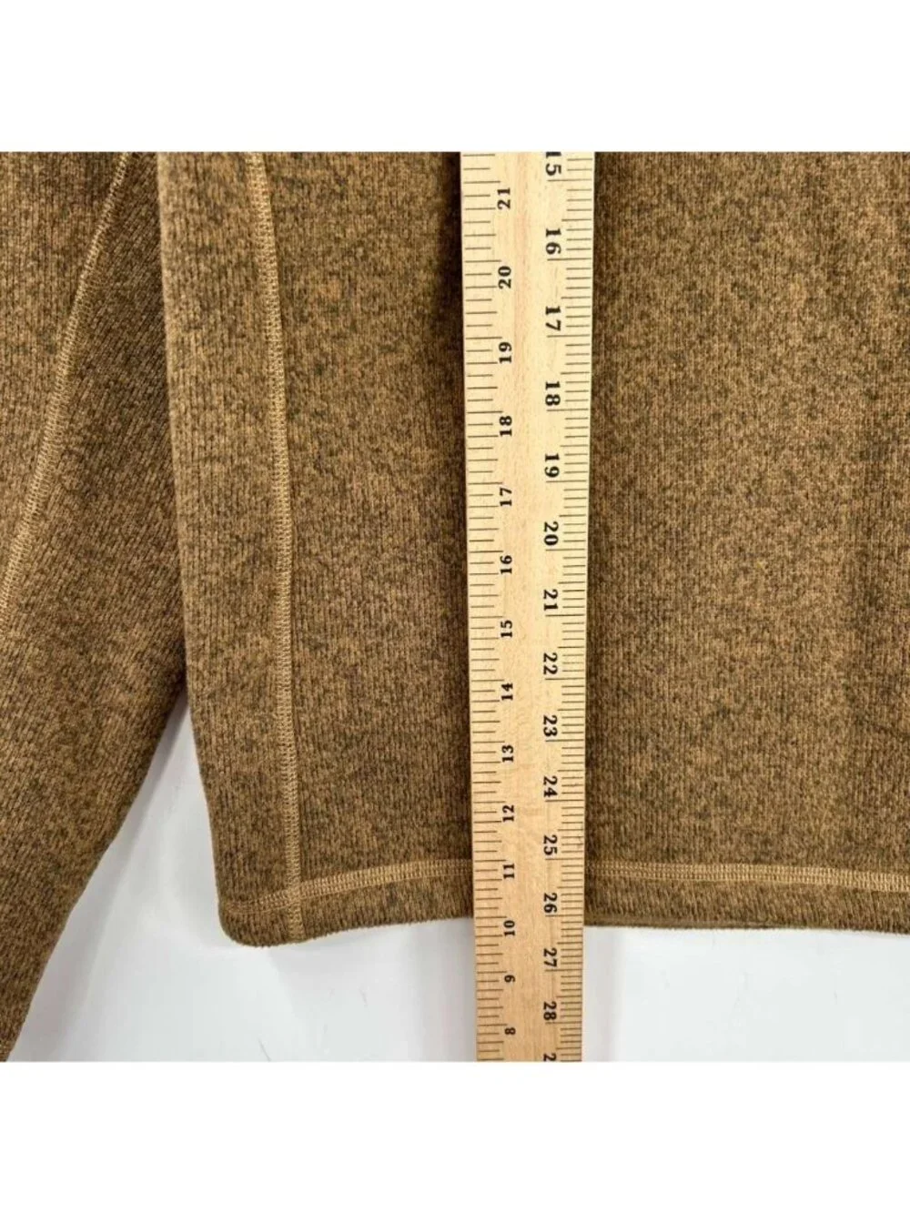 The North Face Gordon Lyons Jacket Men's Small Brown Fleece 1/2 Zip Pullover